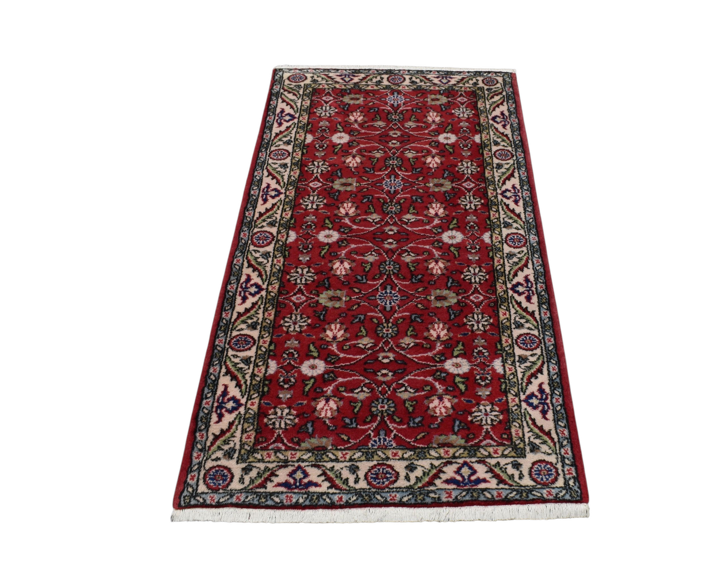 Kilim Antik El Dokuma Serpme Çiçekli Batı Anadolu Yün Halı 0778 - Yeni - Kırmızı