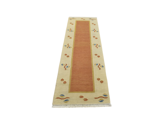 Kilim Antik El Dokuma Yün Yolluk İzmir Kilimi 0077 - Yeni - Çok Renkli