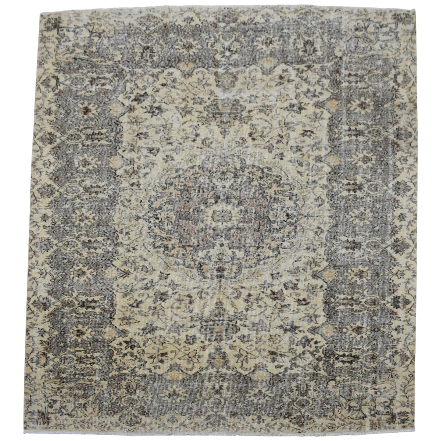 Kilim Antik 6m2 El Dokuma Eskitme Yün Salon Halısı 0780 - Vintage - Çok Renkli