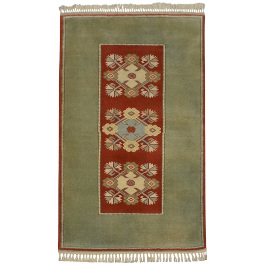 Kilim Antik El Dokuma Çiçekli Muğla Milas Yün Halı 0781 - Yeni - Çok Renkli