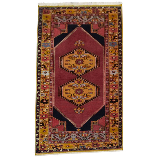 Kilim Antik El Dokuma Niğde Maden Çamardı Yün Halı 0782 - Yeni - Çok Renkli