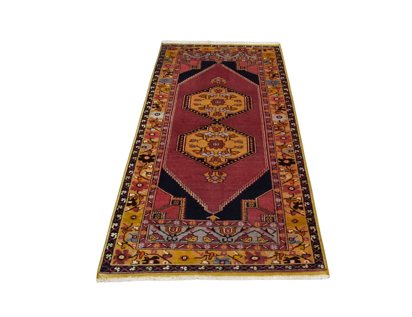 Kilim Antik El Dokuma Niğde Maden Çamardı Yün Halı 0782 - Yeni - Çok Renkli