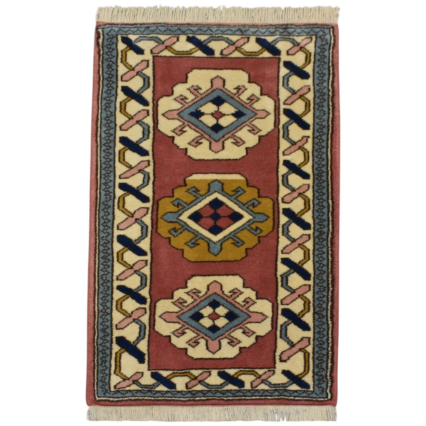 Kilim Antik El Dokuma Niğde Karsı Yörük Yün Halı 0783 - Yeni - Çok Renkli