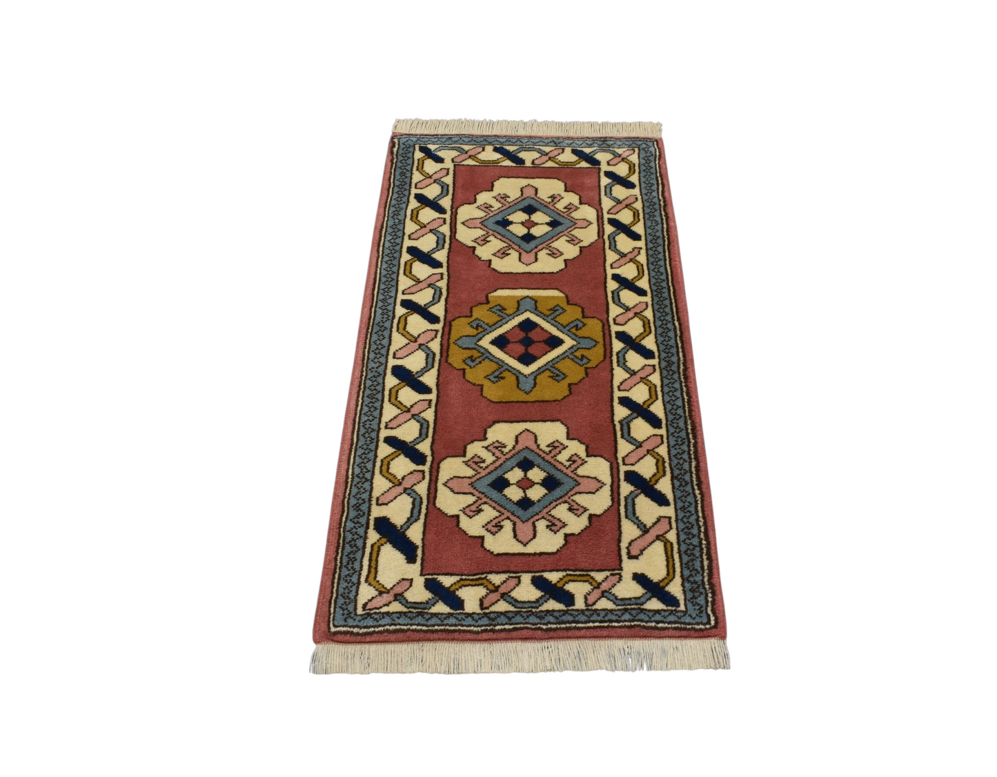 Kilim Antik El Dokuma Niğde Karsı Yörük Yün Halı 0783 - Yeni - Çok Renkli