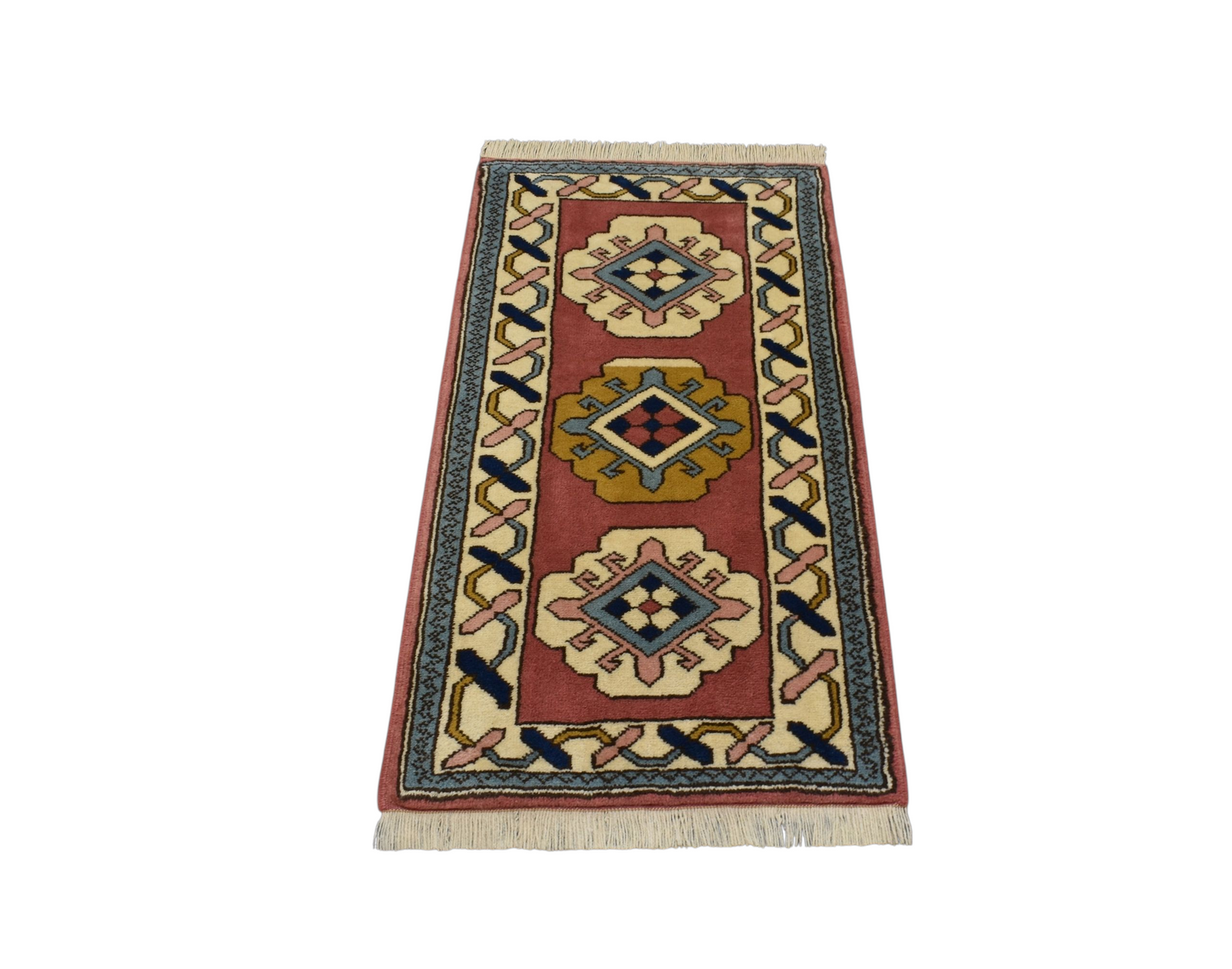 Kilim Antik El Dokuma Niğde Karsı Yörük Yün Halı 0783 - Yeni - Çok Renkli