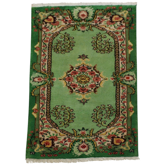Kilim Antik El Dokuma Topkapı Burdur Yün Halı 0784 - Yeni - Yeşil