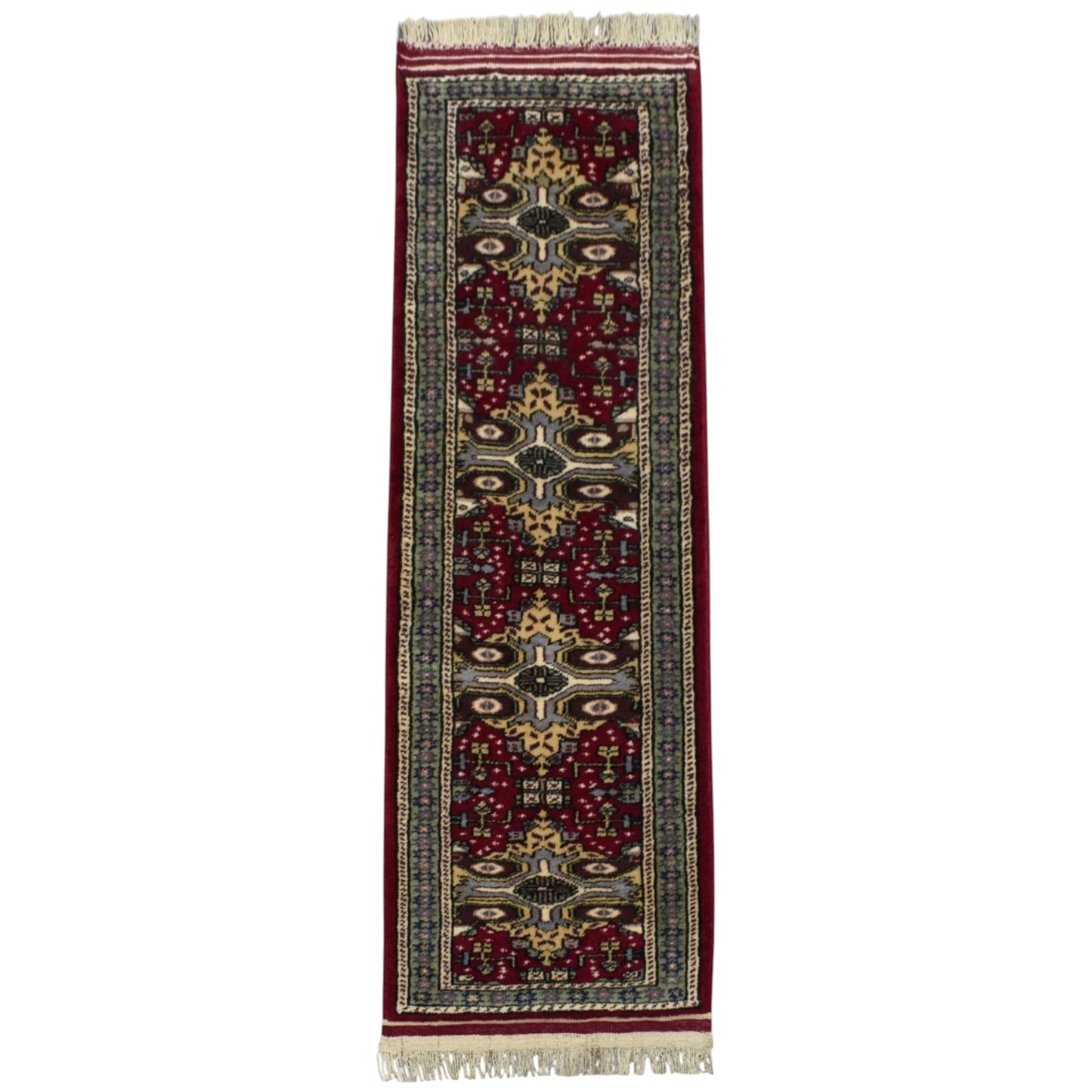 Kilim Antik El Dokuma Şirvan İran Mini Yolluk Yüne Yün Halı 0785 - Antika - Çok Renkli