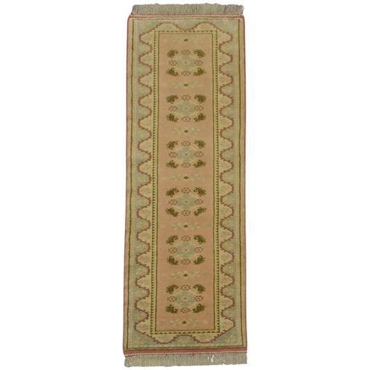 Kilim Antik El Dokuma Pastel Çiçekli Bozalan Milas Yolluk Yün Halı 0787 - Yeni - Çok Renkli