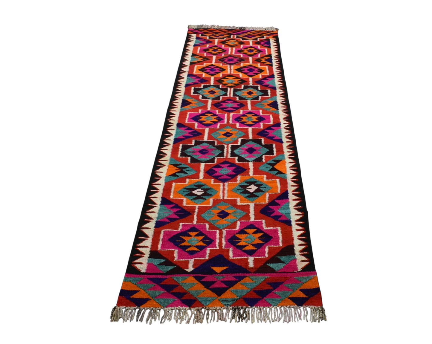 Kilim Antik El Dokuma Herki Yolluk Yün Kilim 0789 - Yeni - Çok Renkli