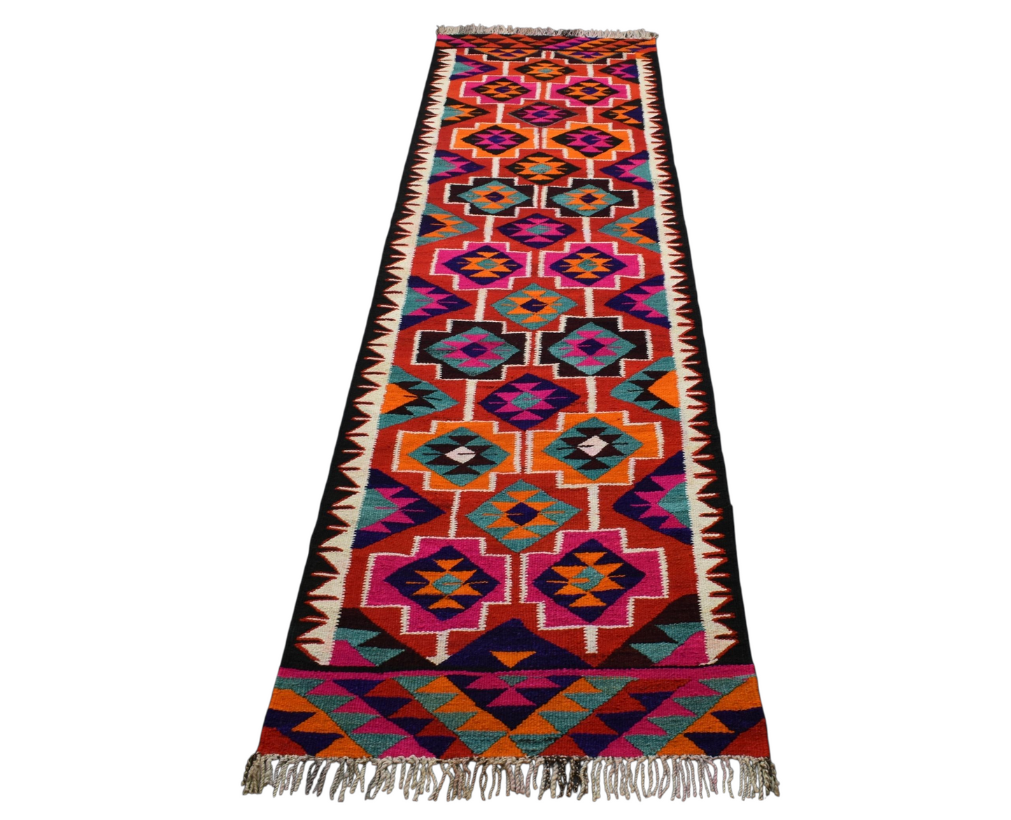 Kilim Antik El Dokuma Herki Yolluk Yün Kilim 0789 - Yeni - Çok Renkli