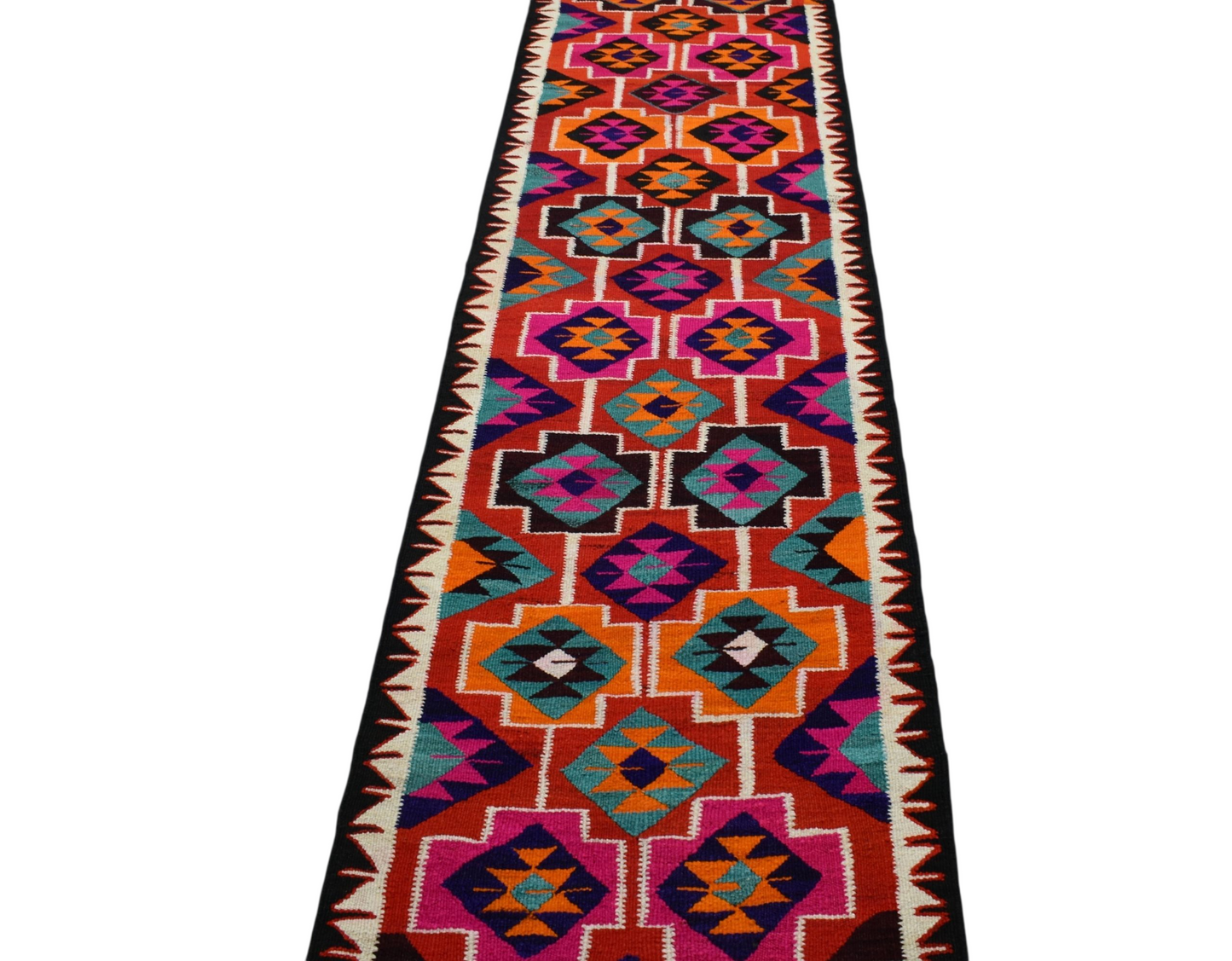 Kilim Antik El Dokuma Herki Yolluk Yün Kilim 0789 - Yeni - Çok Renkli