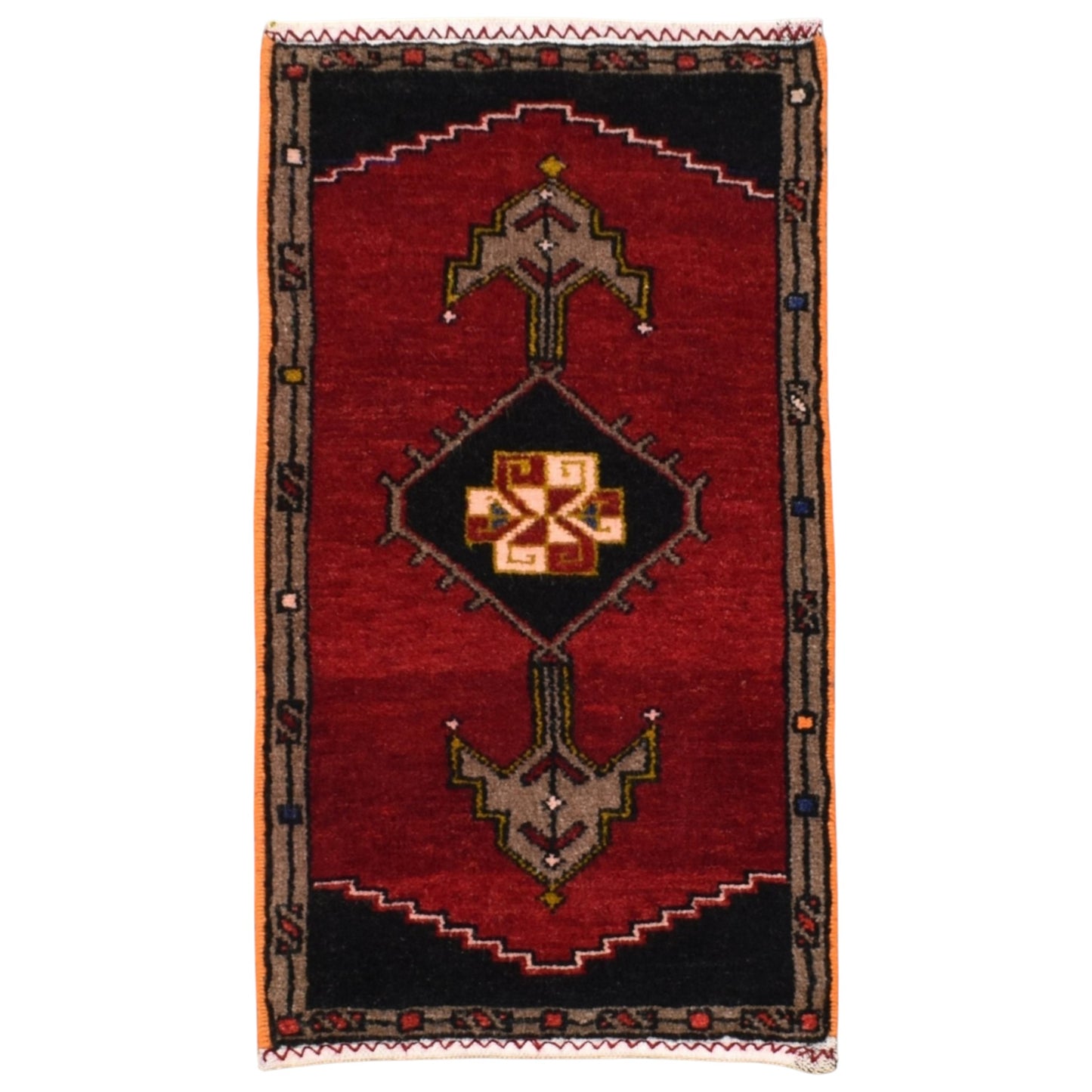 Kilim Antik El Dokuma Dekoratif Malatya Yün Halı 0799 - Yeni - Çok Renkli