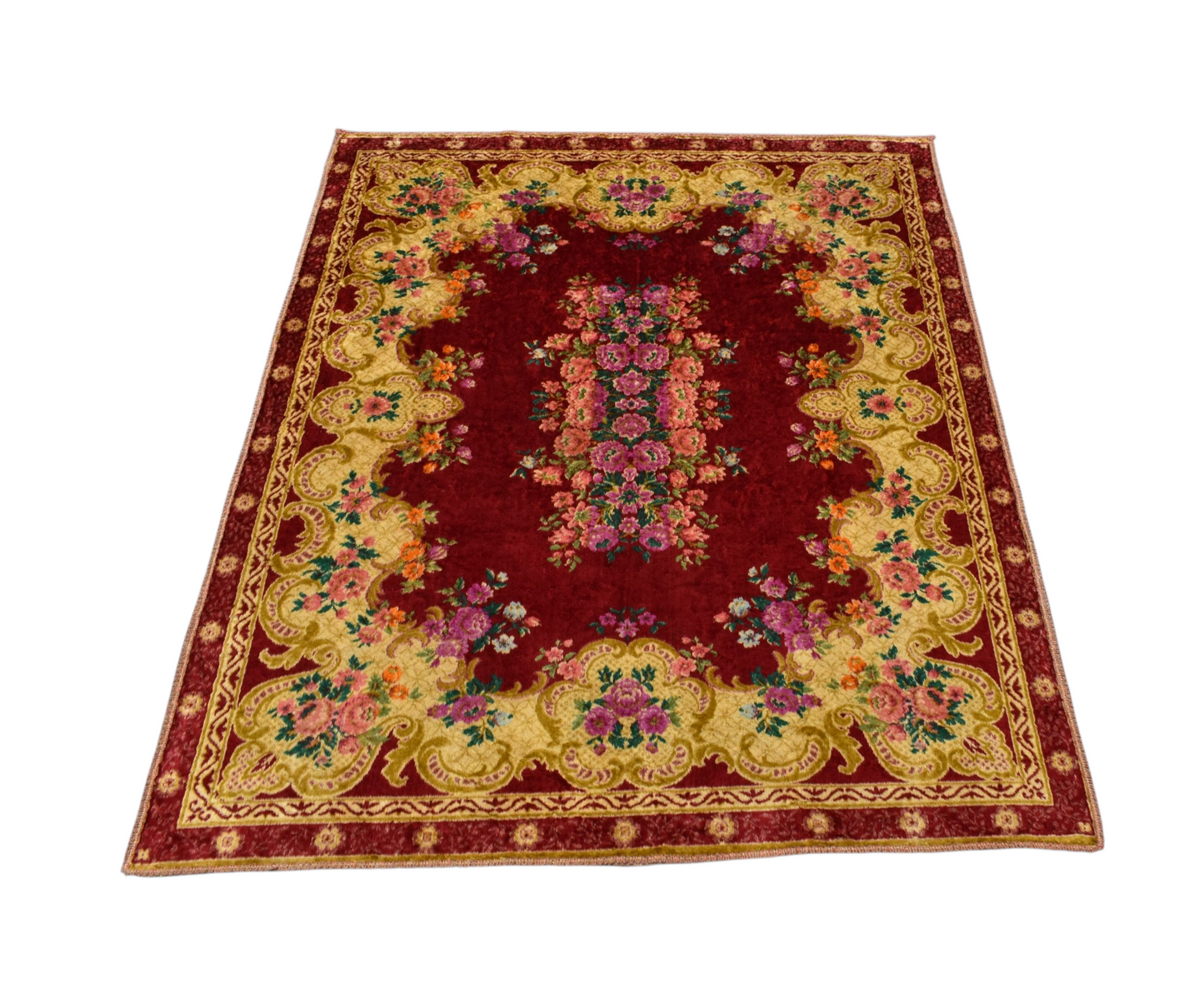 Kilim Antik Masa Yatak Örtüsü Duvar Halısı 0813 - Vintage - Çok Renkli