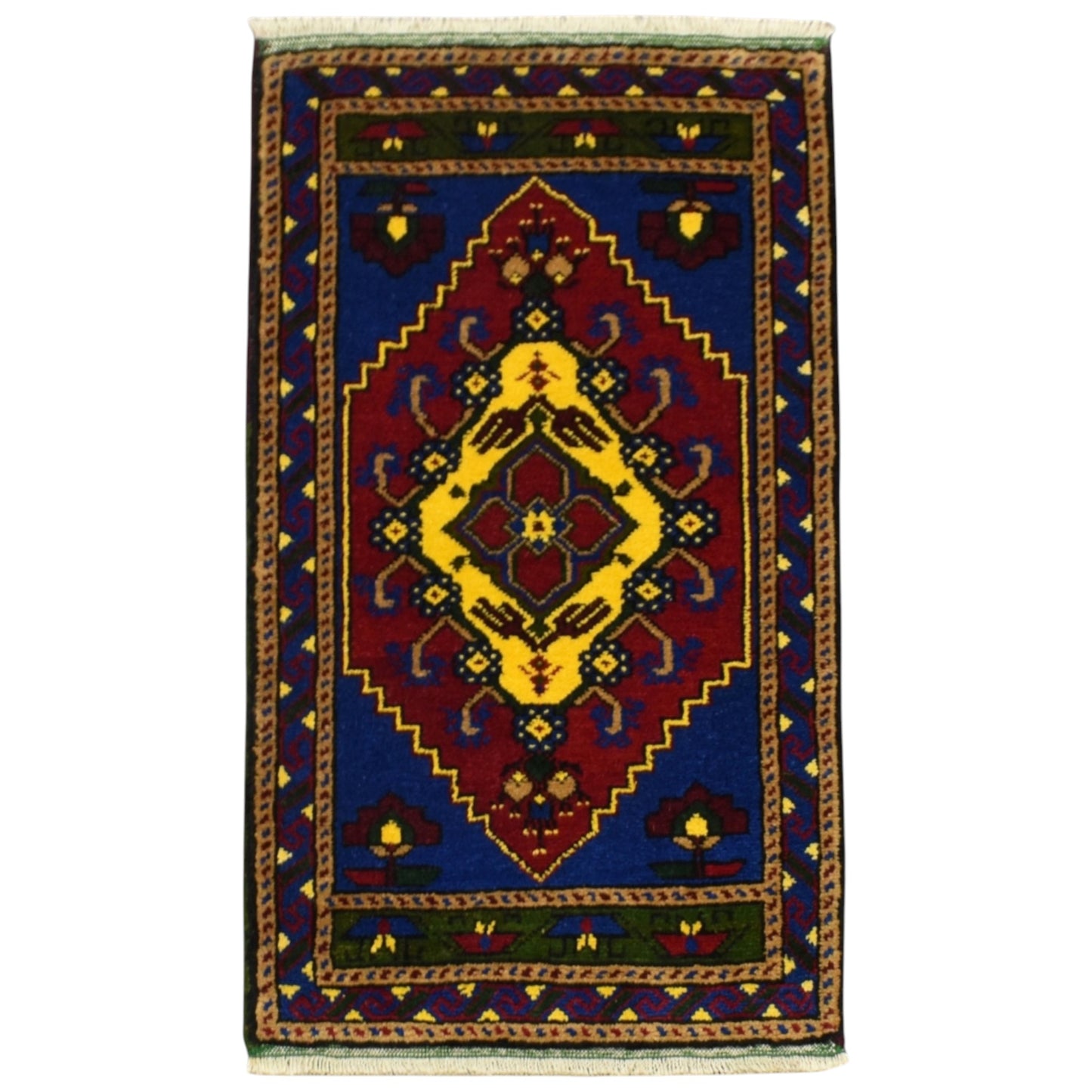Kilim Antik El Dokuma Aksaray Taşpınar Yün Halı 0842 - Yeni - Çok Renkli