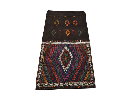 Kilim Antik El Dokuması Yün Konya Yörük Kilimi 0084 - Yeni - Çok Renkli