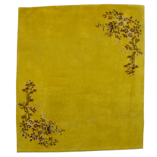 Kilim Antik El Dokuma 7m2 Vazolu Yün Halı 0858 - Yeni - Sarı