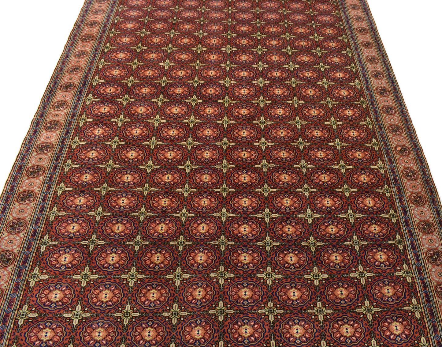 Kilim Antik El Dokuma 6m2 Bünyan Kayseri Yün Halısı 0863 - Vintage - Çok Renkli