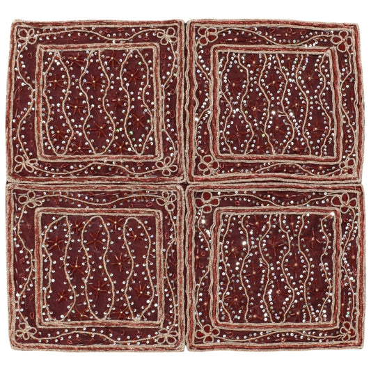 Kilim Antik El İşi İnce Kum Boncuklu Masa Sehpa Fiskos Örtüsü 0872 - Yeni - Çok Renkli