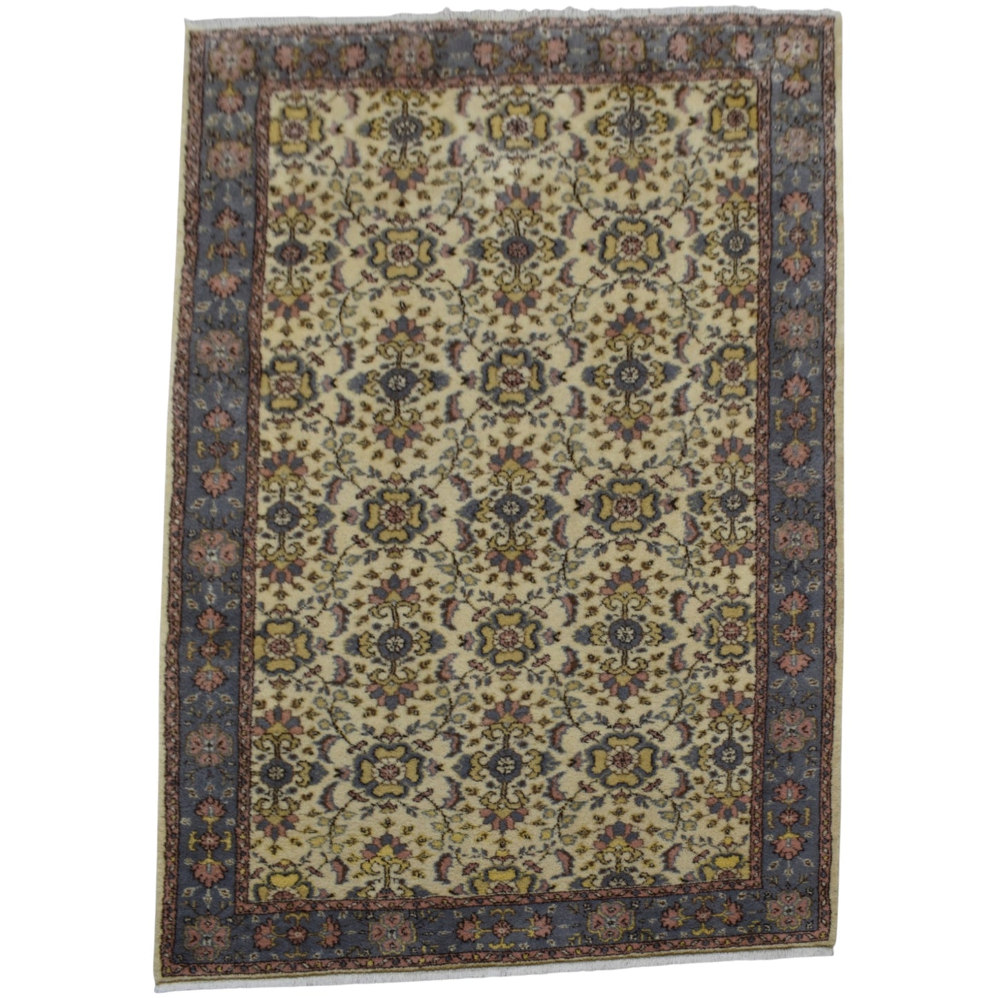 Kilim Antik El Dokuma 5m2 Boyutlu Çiçekli Yün Halı 0879 - Yeni - Çok Renkli