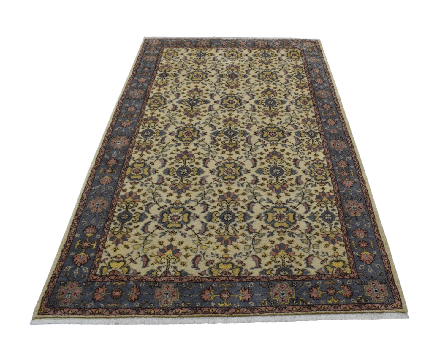 Kilim Antik El Dokuma 5m2 Boyutlu Çiçekli Yün Halı 0879 - Yeni - Çok Renkli