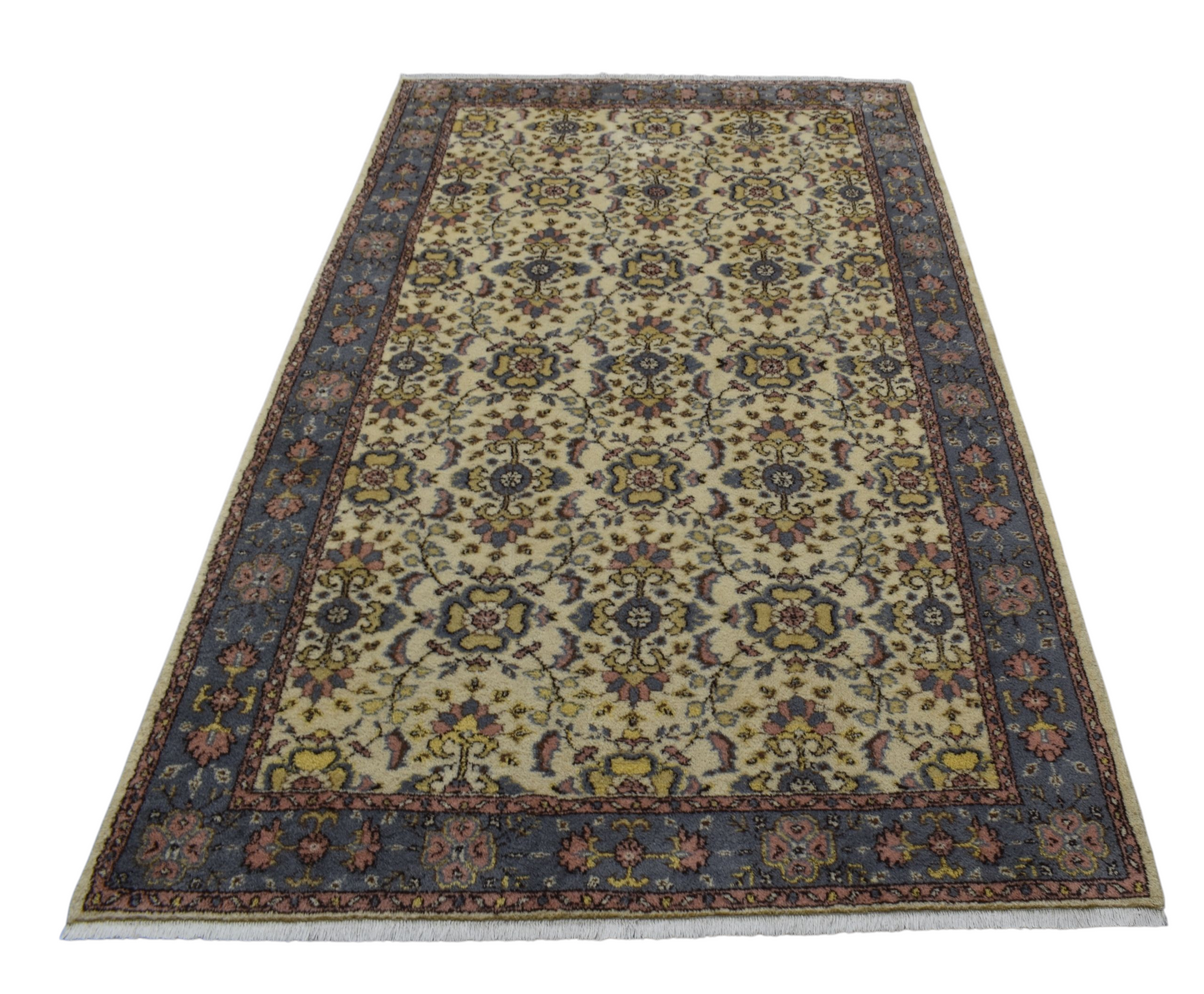 Kilim Antik El Dokuma 5m2 Boyutlu Çiçekli Yün Halı 0879 - Yeni - Çok Renkli