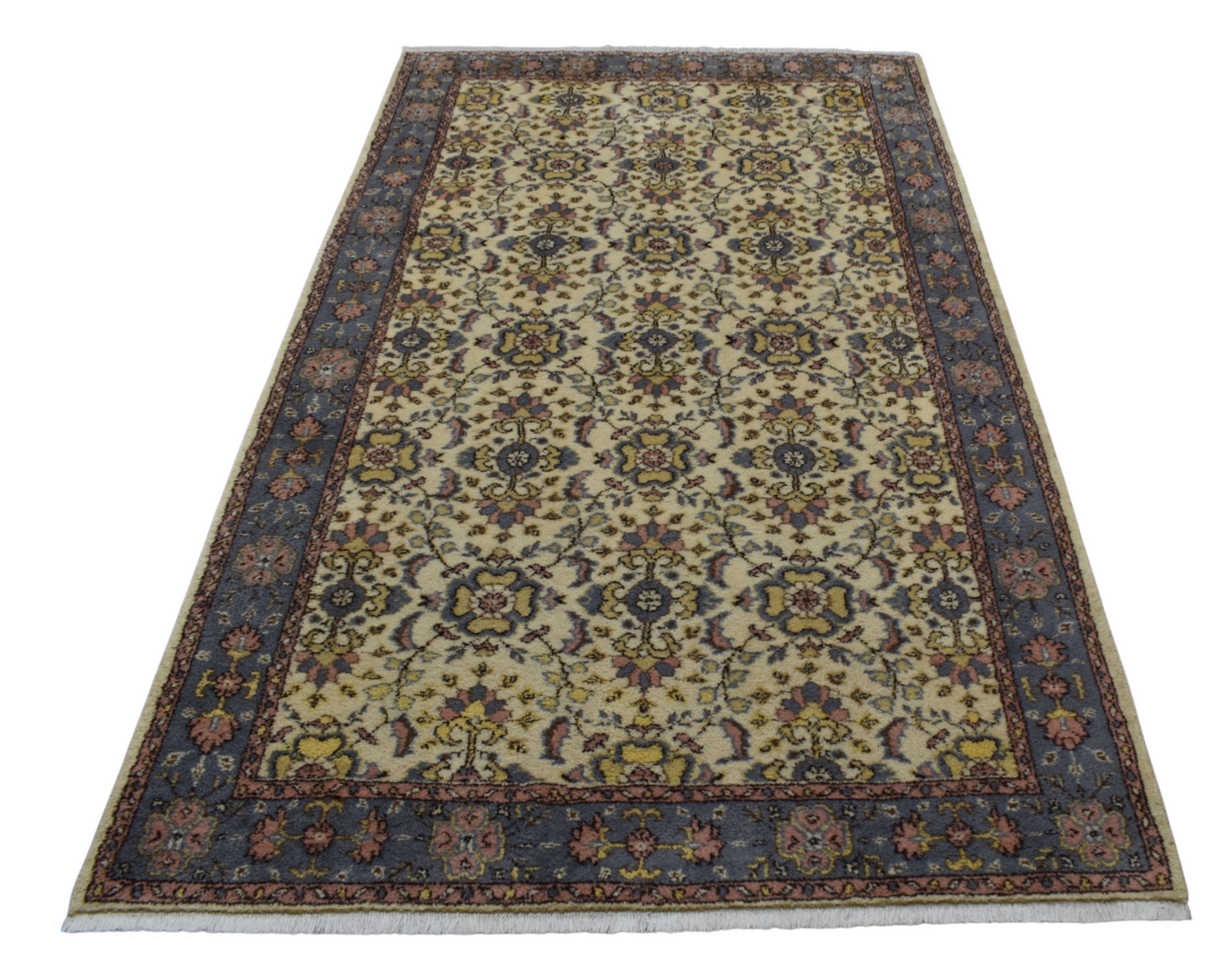 Kilim Antik El Dokuma 5m2 Boyutlu Çiçekli Yün Halı 0879 - Yeni - Çok Renkli