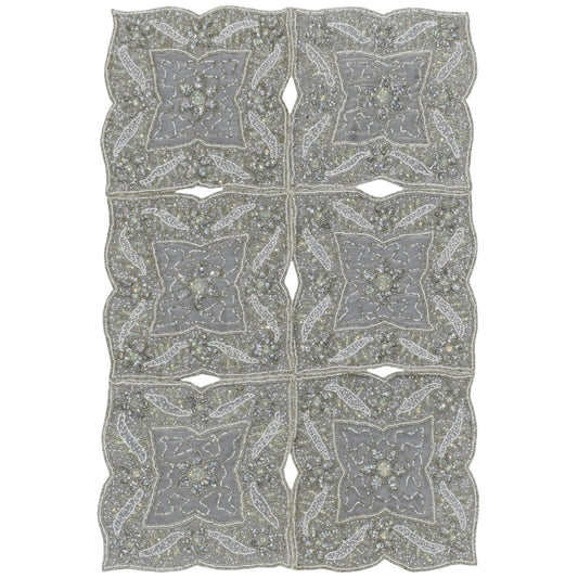 Kilim Antik El İşi İnce Kum Boncuklu Sehpa Fiskos Masa Örtüsü 0882 - Yeni - Çok Renkli