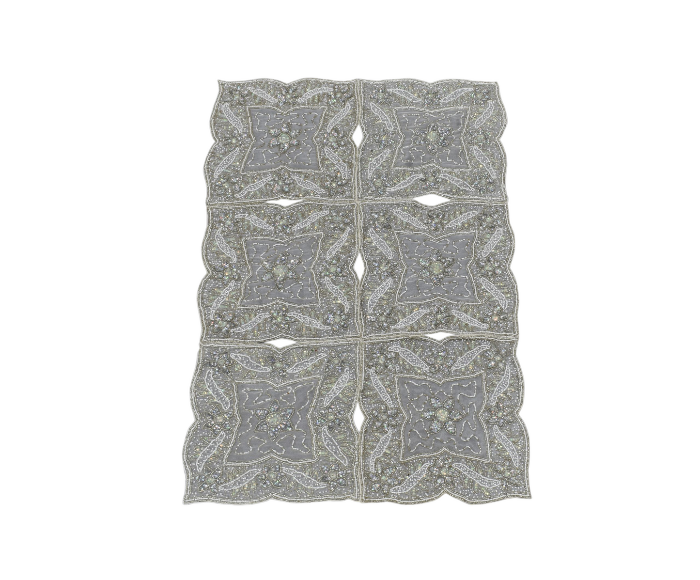 Kilim Antik El İşi İnce Kum Boncuklu Sehpa Fiskos Masa Örtüsü 0882 - Yeni - Çok Renkli