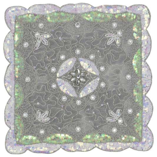 Kilim Antik El İşi İnce Kum Boncuklu Masa Fiskos Sehpa Örtüsü 0885 - Yeni - Çok Renkli