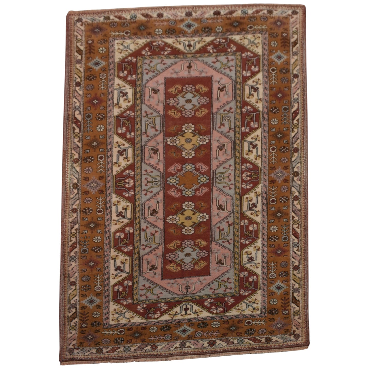 Kilim Antik El Dokuma 5m2 Bozalan Milas Muğla Yün Halı 0903 - Yeni - Çok Renkli