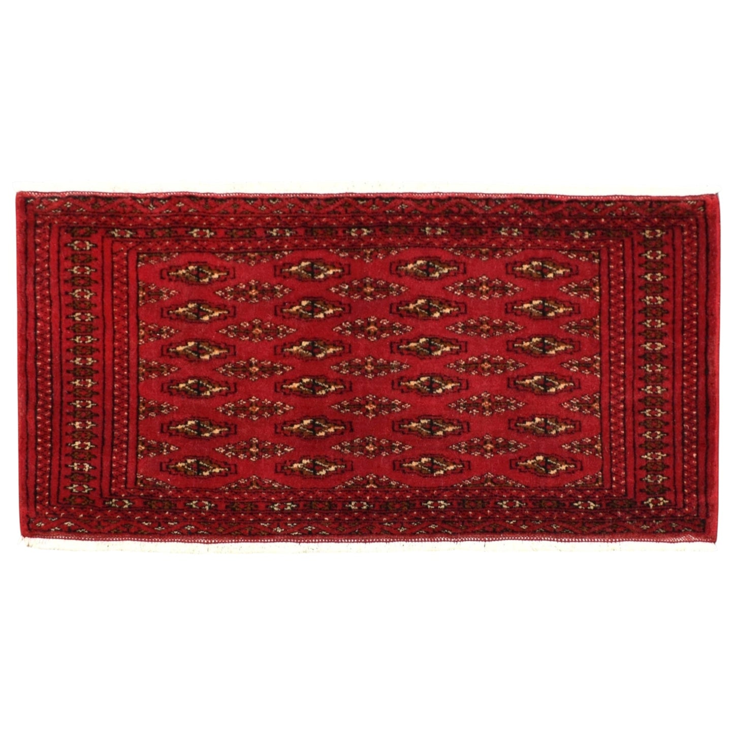 Kilim Antik El Dokuma İnce Afgan Yün Halı 0908 - Yeni - Kırmızı