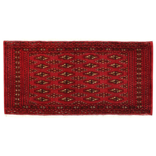 Kilim Antik El Dokuma İnce Afgan Yün Halı 0908 - Yeni - Kırmızı