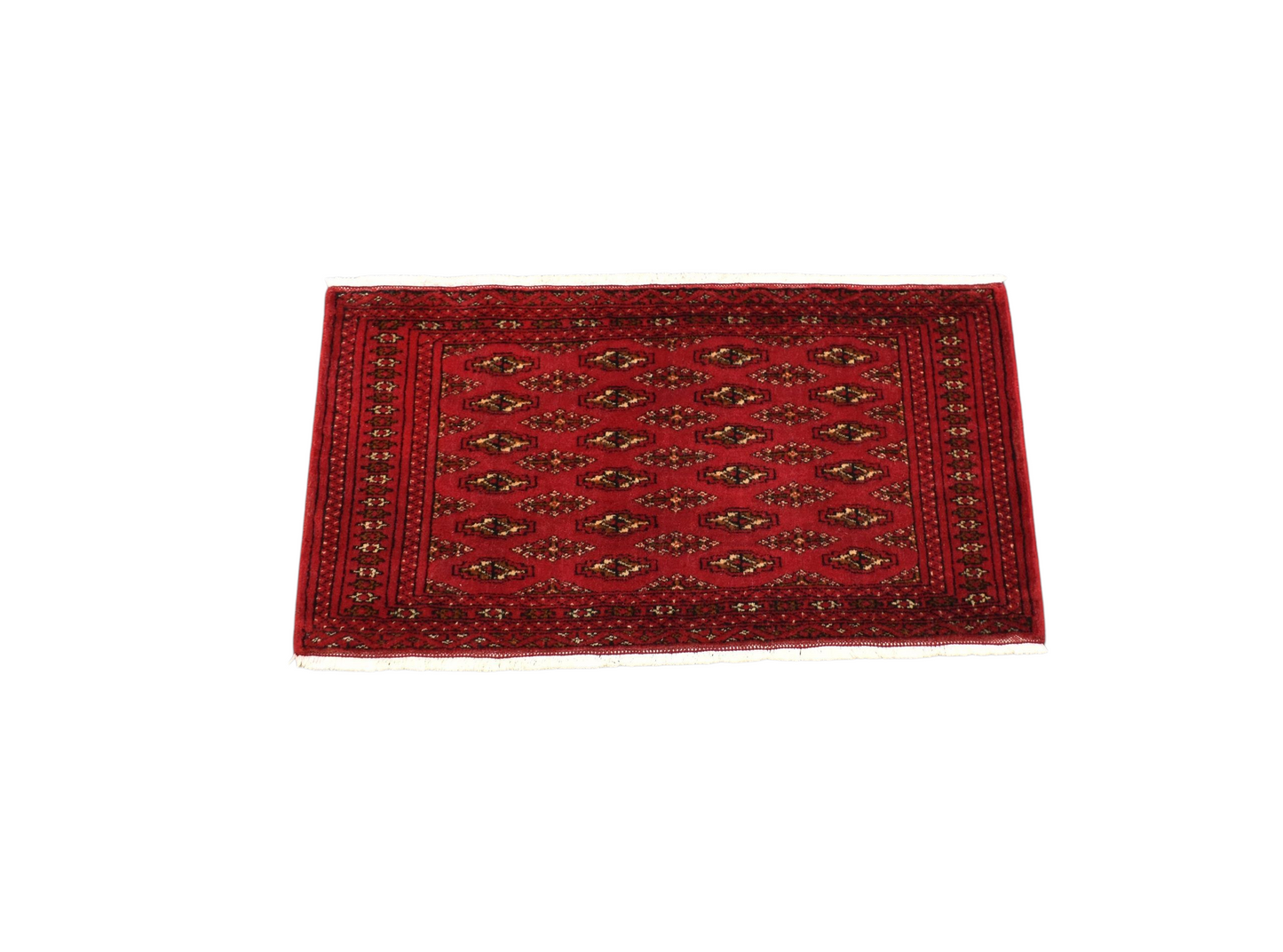 Kilim Antik El Dokuma İnce Afgan Yün Halı 0908 - Yeni - Kırmızı