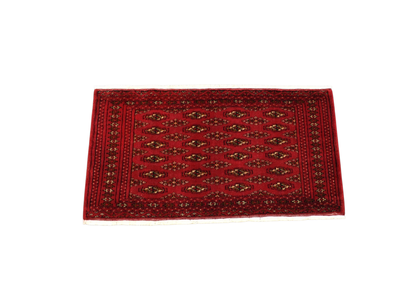 Kilim Antik El Dokuma İnce Afgan Yün Halı 0908 - Yeni - Kırmızı