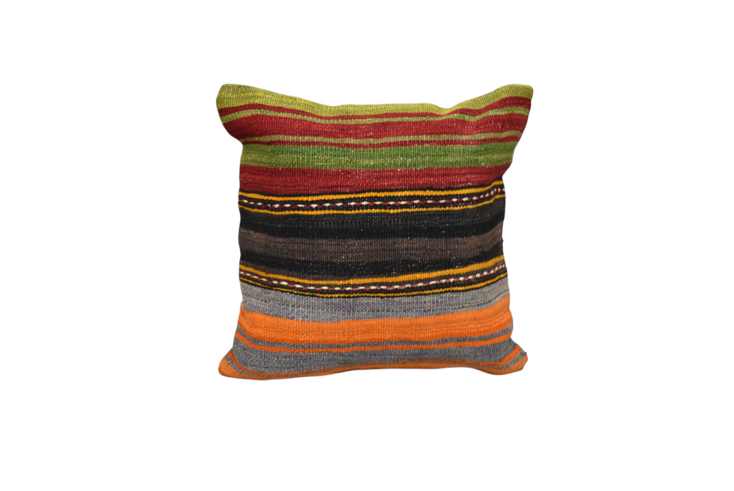 Kilim Antik El Dokuma Dekoratif Kilim Kırlent Yastık Kılıfı 0911 - Yeni - Çok Renkli