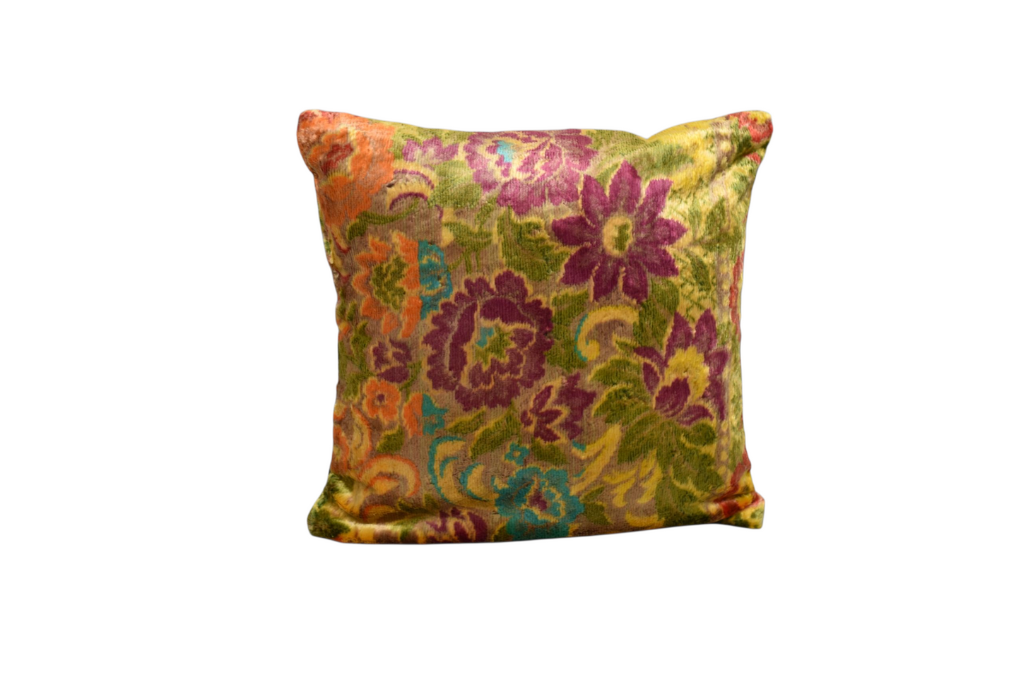 Kilim Antik Kadife Dokuma Dekoratif Kilim Kırlent Yastık Kılıfı 0915 - Yeni - Çok Renkli