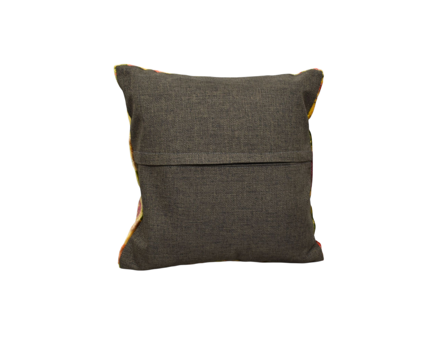 Kilim Antik Kadife Dokuma Dekoratif Kilim Kırlent Yastık Kılıfı 0915 - Yeni - Çok Renkli