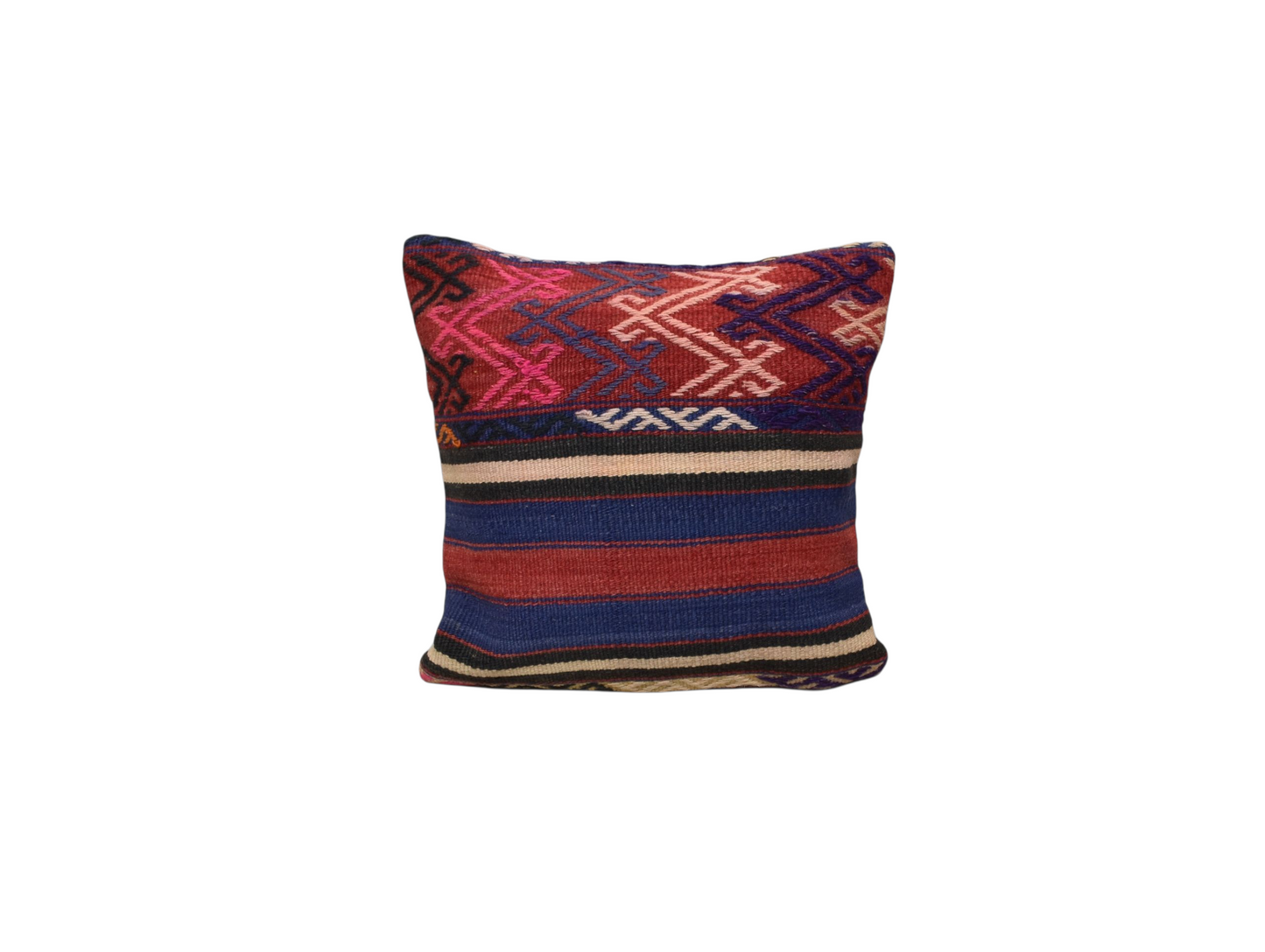 Kilim Antik El Dokuma Dekoratif Kilim Kırlent Yastık Kılıfı 0926 - Yeni - Çok Renkli