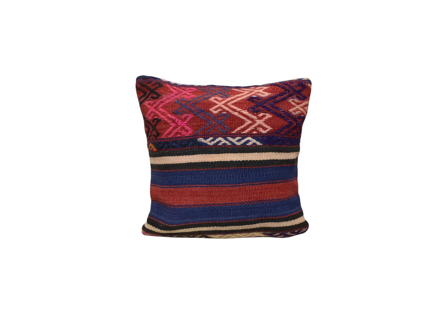 Kilim Antik El Dokuma Dekoratif Kilim Kırlent Yastık Kılıfı 0926 - Yeni - Çok Renkli