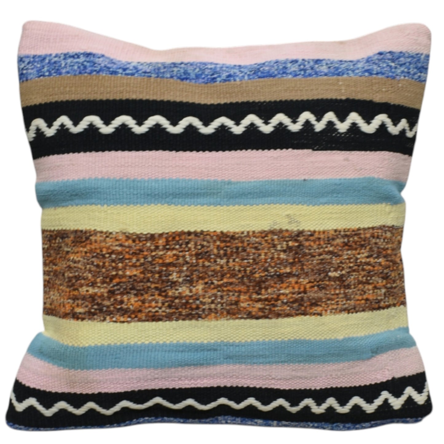 Kilim Antik El Dokuma Dekoratif Kilim Kırlent Yastık Kılıfı 0929 - Yeni - Çok Renkli