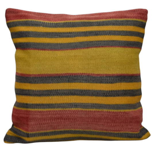 Kilim Antik El Dokuma Dekoratif Kilim Kırlent Yastık Kılıfı 0930 - Yeni - Çok Renkli