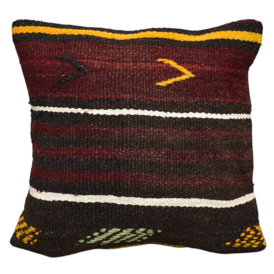 Kilim Antik El Dokuma Dekoratif Kilim Kırlent Yastık Kılıfı 0945 - Yeni - Çok Renkli