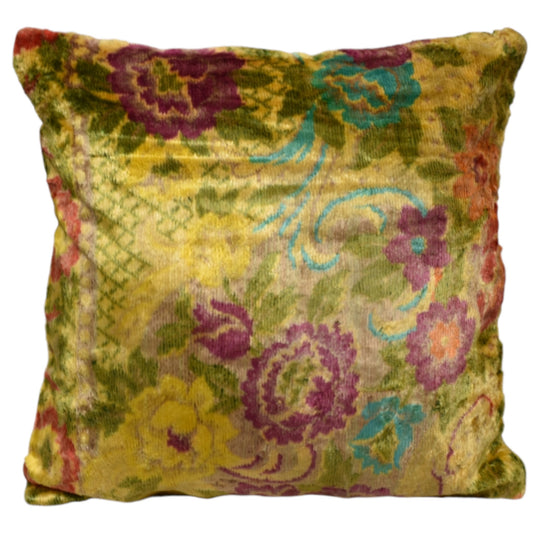 Kilim Antik Kadife Dokuma Dekoratif Kilim Kırlent Yastık Kılıfı 0950 - Yeni - Çok Renkli