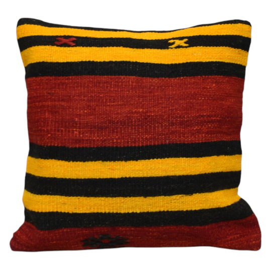 Kilim Antik El Dokuma Dekoratif Kilim Kırlent Yastık Kılıfı 0952 - Yeni - Çok Renkli