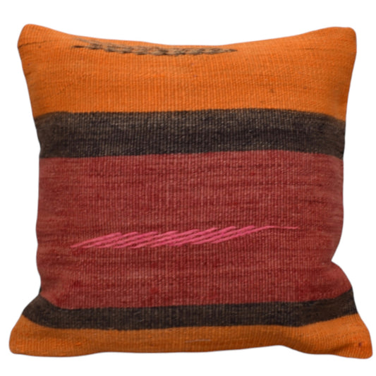 Kilim Antik El Dokuma Dekoratif Kilim Kırlent Yastık Kılıfı 0956 - Yeni - Çok Renkli