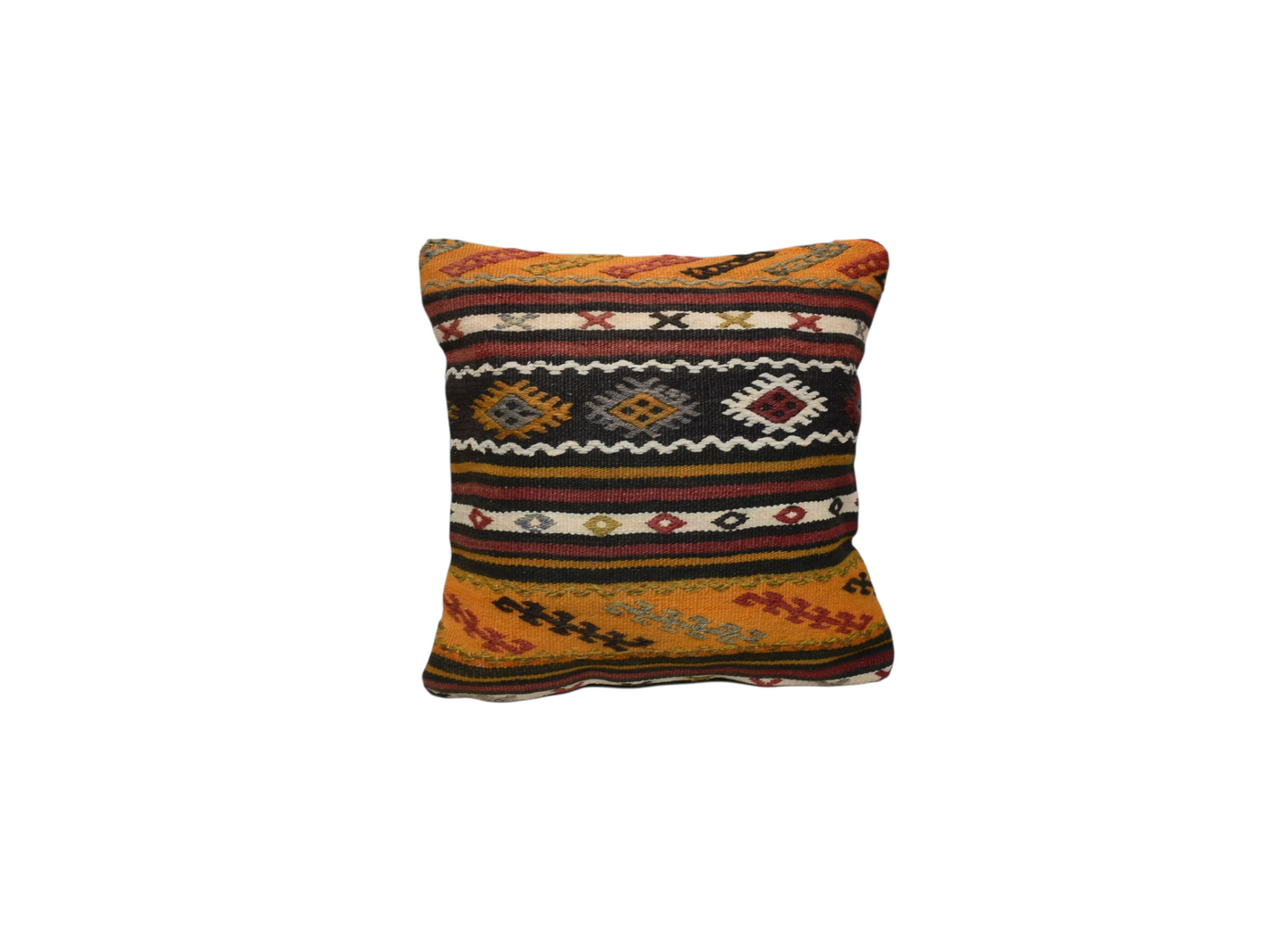 Kilim Antik El Dokuma Dekoratif Kilim Kırlent Yastık Kılıfı 0958 - Yeni - Çok Renkli