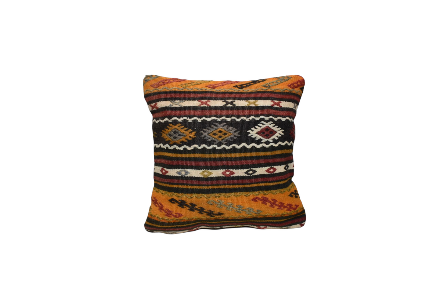Kilim Antik El Dokuma Dekoratif Kilim Kırlent Yastık Kılıfı 0958 - Yeni - Çok Renkli