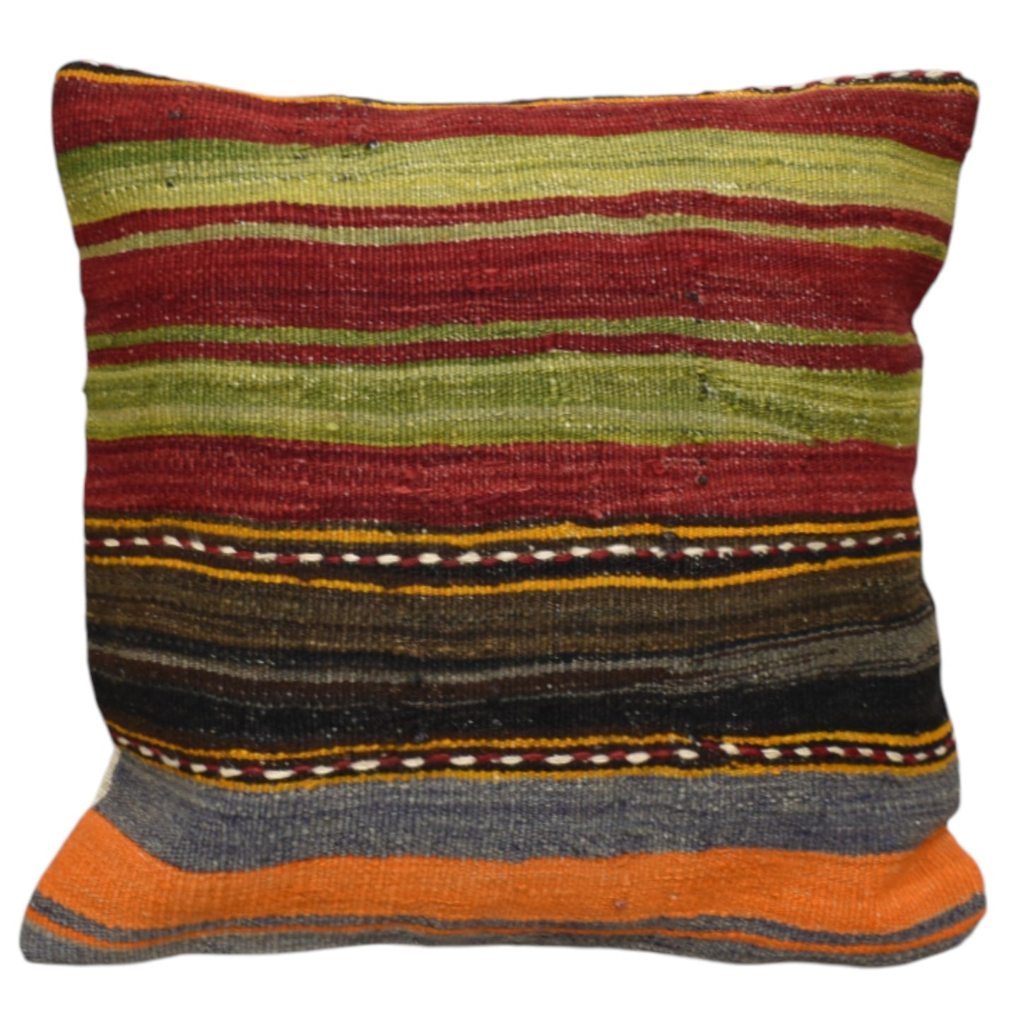 Kilim Antik El Dokuma Dekoratif Kilim Kırlent Yastık Kılıfı 0964 - Yeni - Çok Renkli