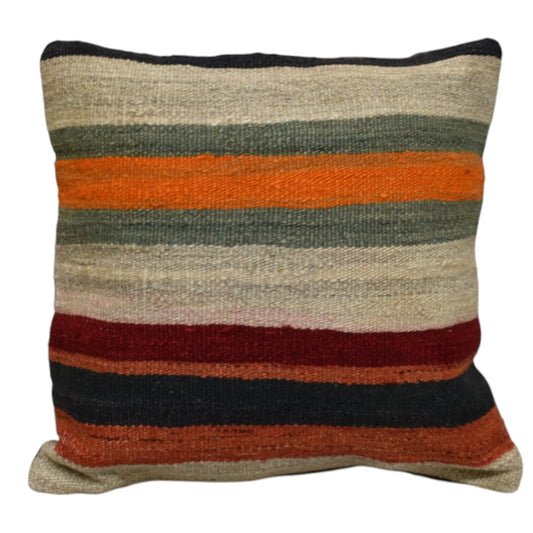 Kilim Antik El Dokuma Dekoratif Kilim Kırlent Yastık Kılıfı 0966 - Yeni - Çok Renkli