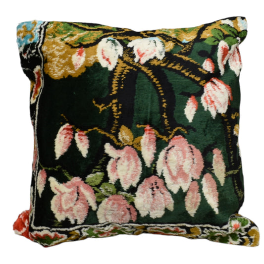 Kilim Antik Kadife Dokuma Dekoratif Kilim Kırlent Yastık Kılıfı 0968 - Yeni - Çok Renkli